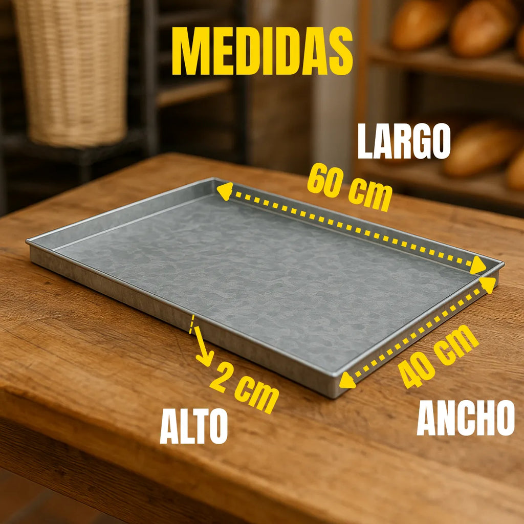 BANDEJA PANADERIA 40X60