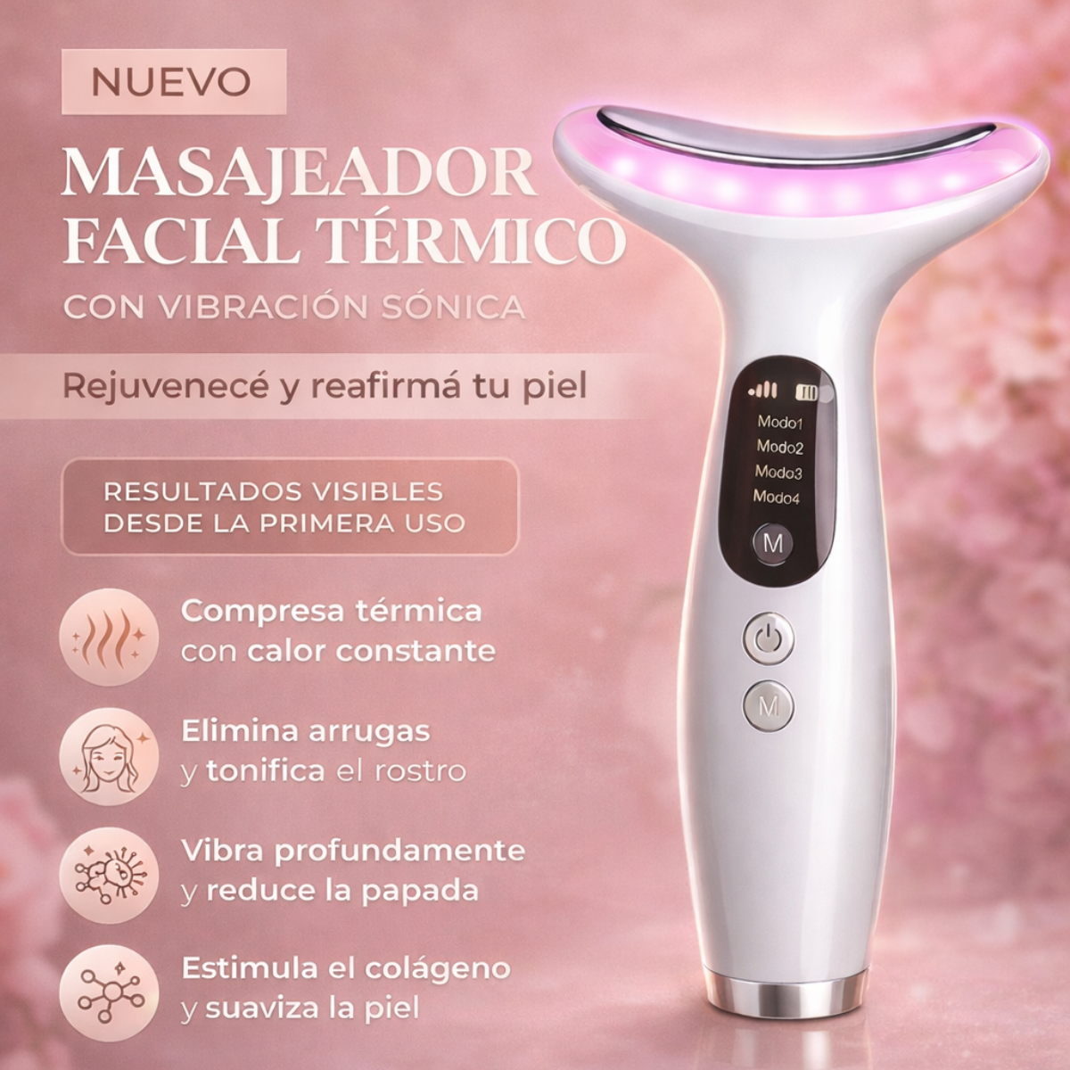 MASAJEADOR FACIAL ANTI ARRUGAS